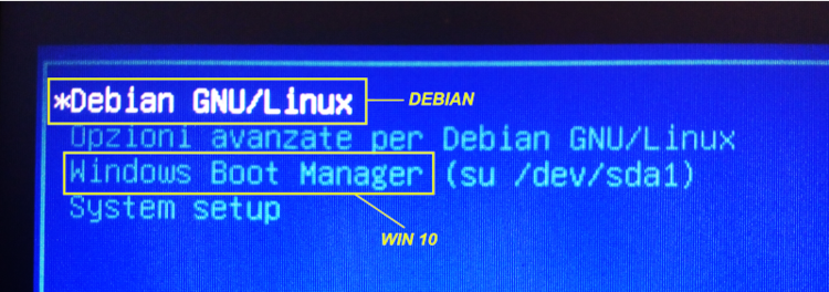 Dual Boot Con Debian E Windows 10 - Guide@Debianizzati.Org